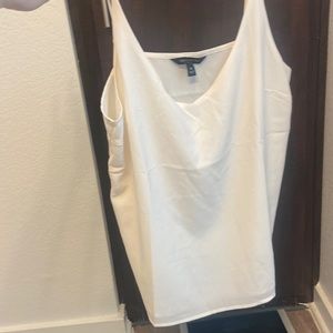 White Banana Republic cami tank. Only worn once basically brand new
